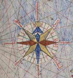 Rose des vents, Atlas catalan