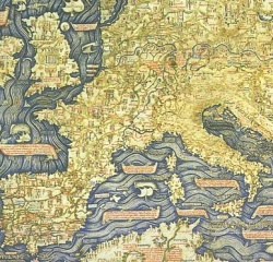 Europe de l'Ouest, Mappemonde de Fra Mauro
