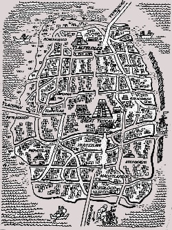 Tenochtitlan plan azteque